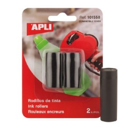 Rcambio rollo de tinta etiquetadora 1 línea Apli  101558