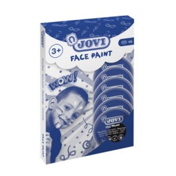 6 botes Face Paint 8ml. negro Jovi 17115