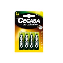 4 pilas alcalinas LR6/AA Cegasa