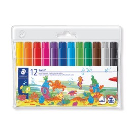 12 rotuladores de color Noris 340 Staedtler 340WP12