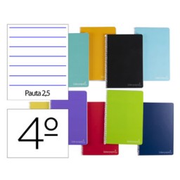 Cuaderno Witty 4º pauta 5º 2,5mm. Liderpapel 08409