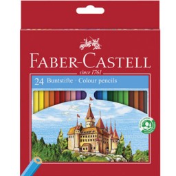 24 lápices de color Castillo Faber Castell 120124