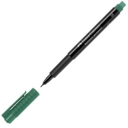 Rotulador OHP-CD 0,4 mm. verde Faber Castell 1523-63