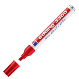 Marcador permanente edding 3300 rojo 3300-002