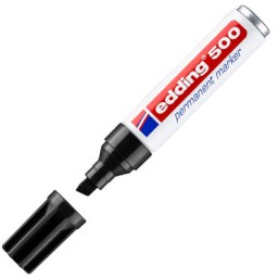 Marcador permanente edding 500 negro 500-001