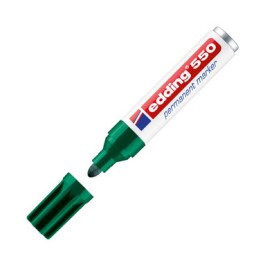 Marcador permanente edding 550 verde 550-004