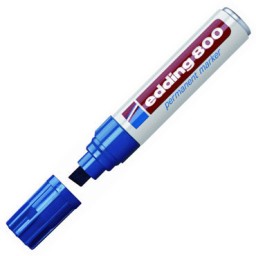 Marcador permanente edding 800 azul 800-003