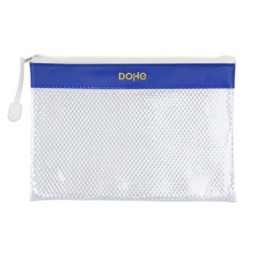 Bolsa cremallera azul A5 240x175mm. Dohe 91223