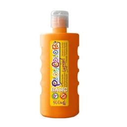 Bote 500 ml. témpera líquida naranja Playcolor 19361