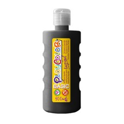 Bote 500 ml. témpera líquida negra Playcolor 19461