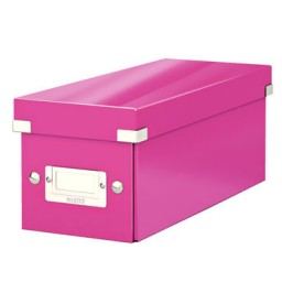 Caja Click & Store 30 CD's fucsia Leitz 60410023