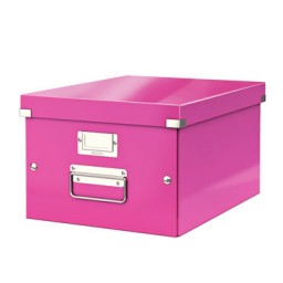 Caja Click & Store Din A-4 fucsia Leitz 60440023