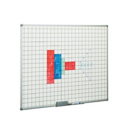 Pizarra blanca estratificada cuadriculada 122x150 cm. Faibo 11CF-4
