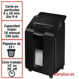 Destructora papel Fellowes Automax 100M automática microcorte 4629201