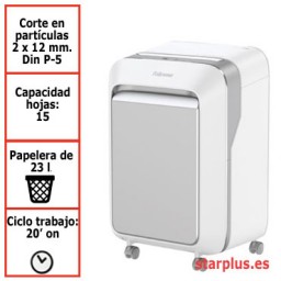 Destructora papel Fellowes LX211 blanca uso moderado 5050301