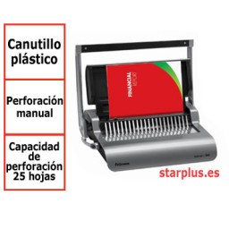 Encuadernadorao Fellowes Quasar+ canutillo plástico 5627701