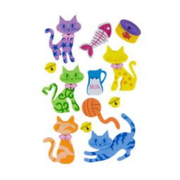 Gatos de goma EVA 3D Fixo 68048101