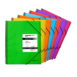 Carpeta 40 fundas Maxiplás Blackline verde Grafoplás 39834220