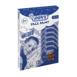 6 botes Face Paint 8ml. marrón Jovi 17109