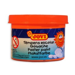 5 botes témpera diluible naranja 35 ml. Jovi 50306