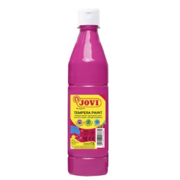 Botella témpera líquida magenta 500 ml.  Jovi 50608