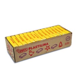 15 pastillas plastilina 350 g. amarillo oscuro Jovi 7203