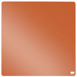 Pizarra magnética naranja 360x360mm. Nobo 1915622