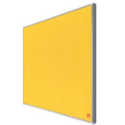 Tablero fieltro amarillo 1550x870mm. Nobo 1915432