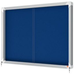 Vitrina interior azul corredera Premium Plus 8 Din A-4 Nobo 1902565