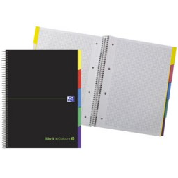 Bloc European Book 1 A-4 colores surtidos 90h c/5 Oxford 100100314