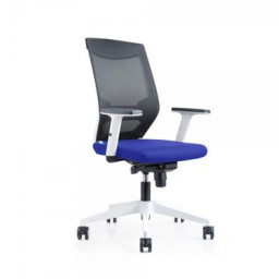 Silla oficina sincronizada 908 azul Rocada RD-908W-3