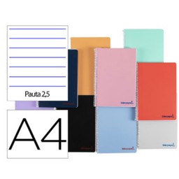 Cuaderno Wonder A4 80hj 90g pauta 2,5 Liderpapel 68109