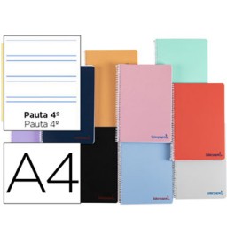 Cuaderno Wonder A4 80hj 90g pauta 3,5 Liderpapel 68110