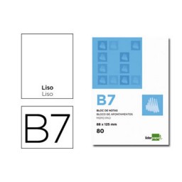 Bloc notas Din B-7 liso Liderpapel 10437