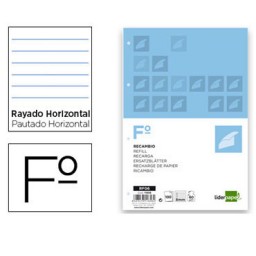 Recambio 100 hojas A4 horizontal  Liderpapel 11858