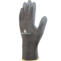 Guantes poliéster talla 6 XS gris Deltaplus