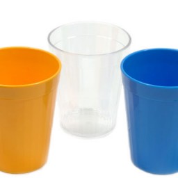 Vaso de plástico transparente 20 cl. 53013