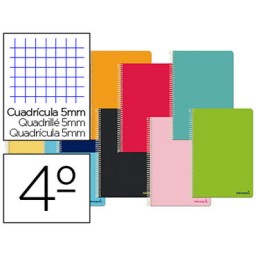 Cuaderno Smart 4º c/5mm. Liderpapel 08282